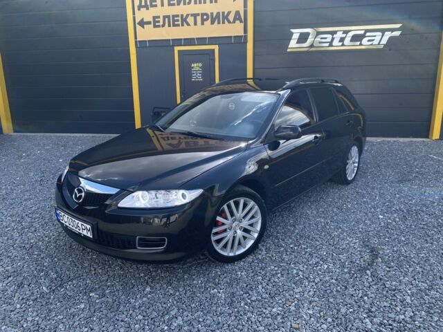 Черный Мазда 6, объемом двигателя 2 л и пробегом 260 тыс. км за 5400 $, фото 1 на Automoto.ua