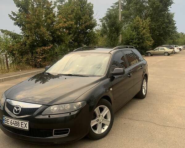Чорний Мазда 6, об'ємом двигуна 2 л та пробігом 342 тис. км за 5300 $, фото 1 на Automoto.ua
