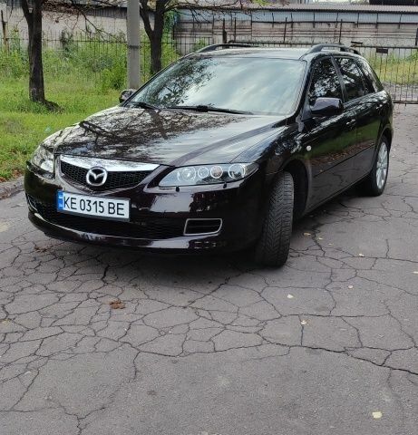 Черный Мазда 6, объемом двигателя 2.3 л и пробегом 209 тыс. км за 5523 $, фото 1 на Automoto.ua