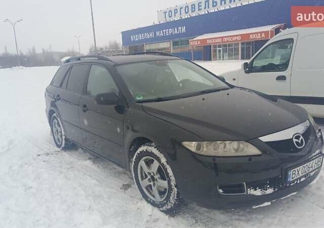 Чорний Мазда 6, об'ємом двигуна 2 л та пробігом 320 тис. км за 3500 $, фото 1 на Automoto.ua