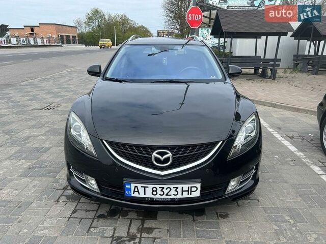 Черный Мазда 6, объемом двигателя 2 л и пробегом 318 тыс. км за 6700 $, фото 1 на Automoto.ua