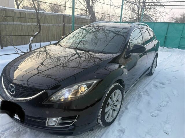 Черный Мазда 6, объемом двигателя 2 л и пробегом 240 тыс. км за 7500 $, фото 1 на Automoto.ua