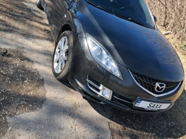 Чорний Мазда 6, об'ємом двигуна 2 л та пробігом 320 тис. км за 6900 $, фото 1 на Automoto.ua