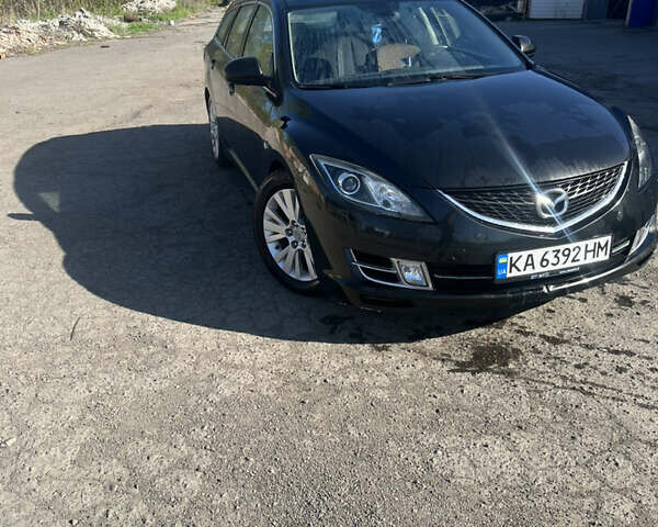 Чорний Мазда 6, об'ємом двигуна 2 л та пробігом 252 тис. км за 6800 $, фото 1 на Automoto.ua