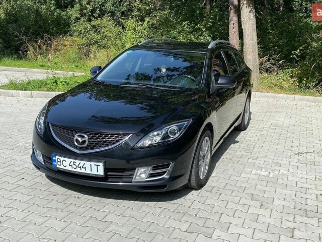 Черный Мазда 6, объемом двигателя 2 л и пробегом 272 тыс. км за 7500 $, фото 1 на Automoto.ua