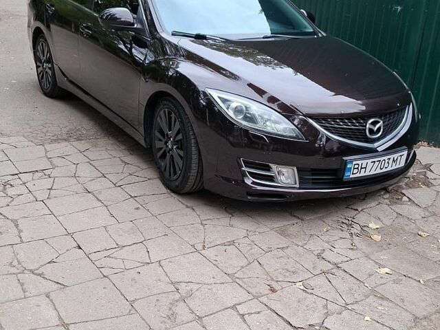 Черный Мазда 6, объемом двигателя 2 л и пробегом 204 тыс. км за 6800 $, фото 1 на Automoto.ua