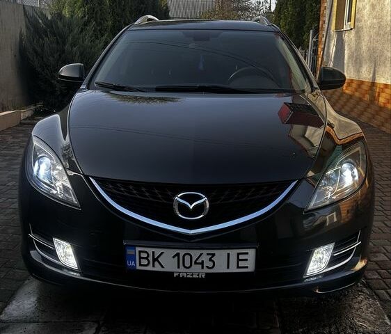 Черный Мазда 6, объемом двигателя 2 л и пробегом 230 тыс. км за 7499 $, фото 1 на Automoto.ua