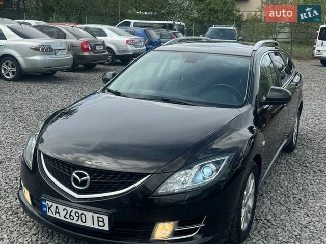 Черный Мазда 6, объемом двигателя 2 л и пробегом 304 тыс. км за 5999 $, фото 1 на Automoto.ua