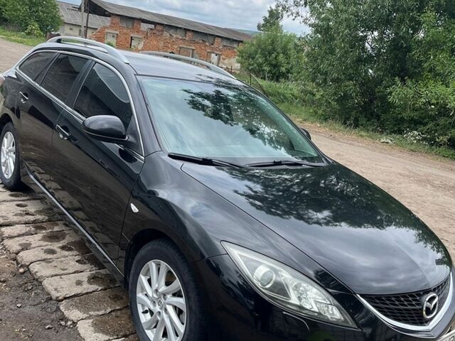 Черный Мазда 6, объемом двигателя 2 л и пробегом 293 тыс. км за 6500 $, фото 1 на Automoto.ua