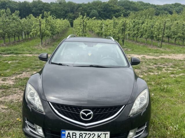 Черный Мазда 6, объемом двигателя 2 л и пробегом 287 тыс. км за 7800 $, фото 1 на Automoto.ua