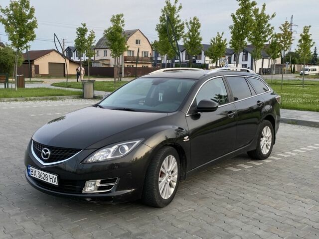 Черный Мазда 6, объемом двигателя 2 л и пробегом 308 тыс. км за 4017 $, фото 1 на Automoto.ua