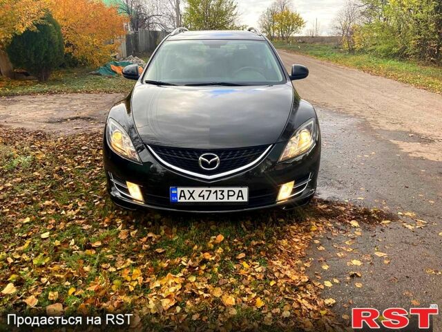 Чорний Мазда 6, об'ємом двигуна 2 л та пробігом 260 тис. км за 8500 $, фото 1 на Automoto.ua