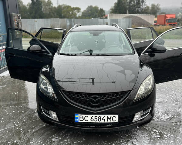 Черный Мазда 6, объемом двигателя 2 л и пробегом 250 тыс. км за 5899 $, фото 1 на Automoto.ua