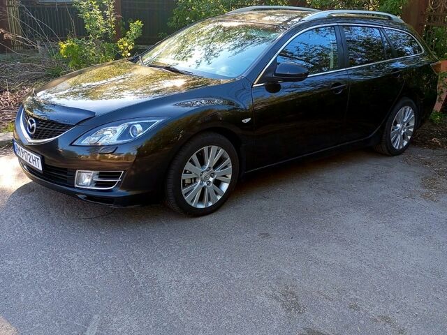 Черный Мазда 6, объемом двигателя 2 л и пробегом 300 тыс. км за 6800 $, фото 1 на Automoto.ua