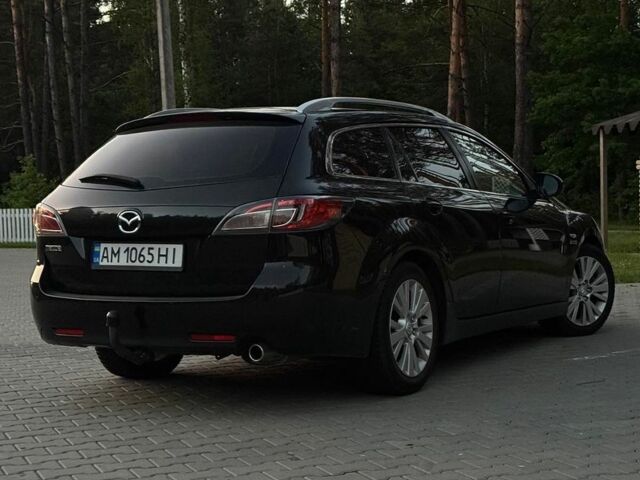 Черный Мазда 6, объемом двигателя 2 л и пробегом 330 тыс. км за 6600 $, фото 1 на Automoto.ua
