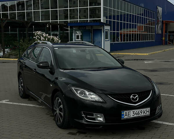 Черный Мазда 6, объемом двигателя 2 л и пробегом 328 тыс. км за 5700 $, фото 1 на Automoto.ua