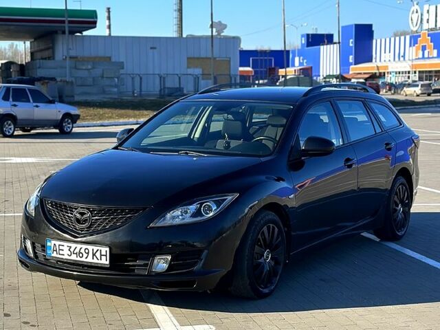 Черный Мазда 6, объемом двигателя 2 л и пробегом 335 тыс. км за 5250 $, фото 1 на Automoto.ua