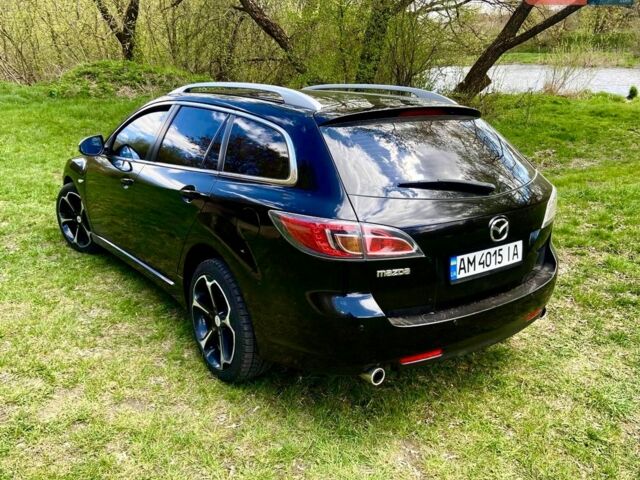 Черный Мазда 6, объемом двигателя 2 л и пробегом 236 тыс. км за 7500 $, фото 1 на Automoto.ua