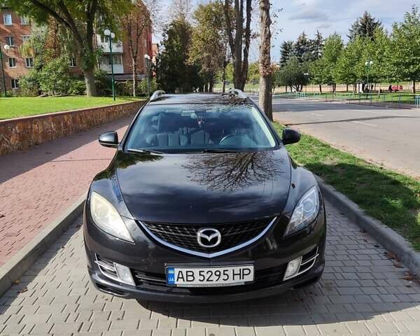 Черный Мазда 6, объемом двигателя 2 л и пробегом 332 тыс. км за 6900 $, фото 1 на Automoto.ua