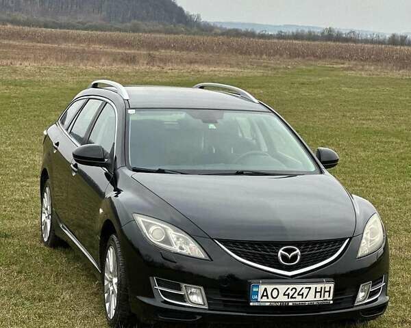 Черный Мазда 6, объемом двигателя 2.2 л и пробегом 252 тыс. км за 6999 $, фото 1 на Automoto.ua