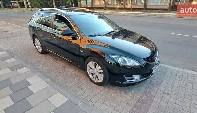 Чорний Мазда 6, об'ємом двигуна 2 л та пробігом 200 тис. км за 7800 $, фото 1 на Automoto.ua