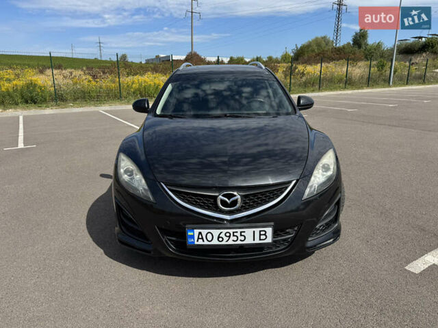 Черный Мазда 6, объемом двигателя 2.18 л и пробегом 256 тыс. км за 7270 $, фото 1 на Automoto.ua