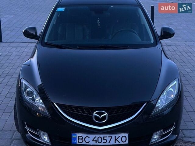 Черный Мазда 6, объемом двигателя 2 л и пробегом 260 тыс. км за 6250 $, фото 1 на Automoto.ua