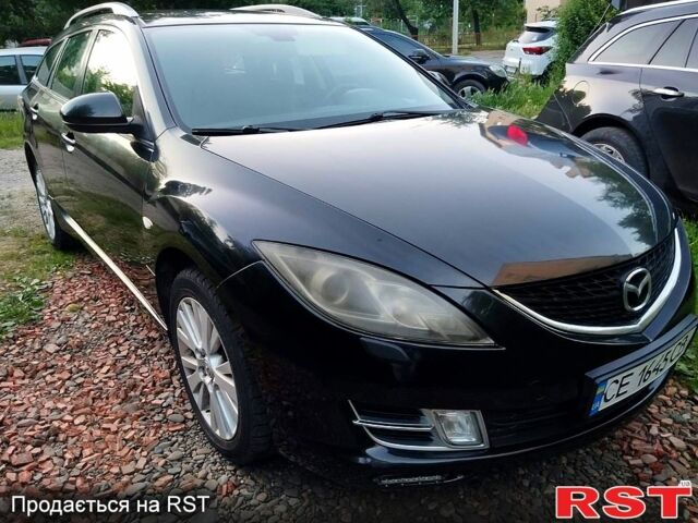 Черный Мазда 6, объемом двигателя 2 л и пробегом 300 тыс. км за 5100 $, фото 1 на Automoto.ua