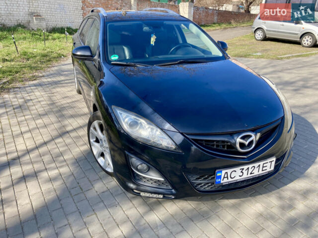 Чорний Мазда 6, об'ємом двигуна 2.2 л та пробігом 220 тис. км за 8800 $, фото 1 на Automoto.ua