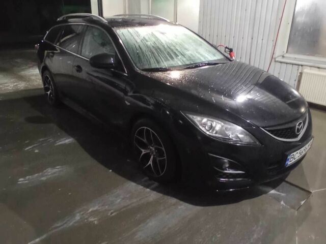 Черный Мазда 6, объемом двигателя 2.2 л и пробегом 414 тыс. км за 6500 $, фото 1 на Automoto.ua