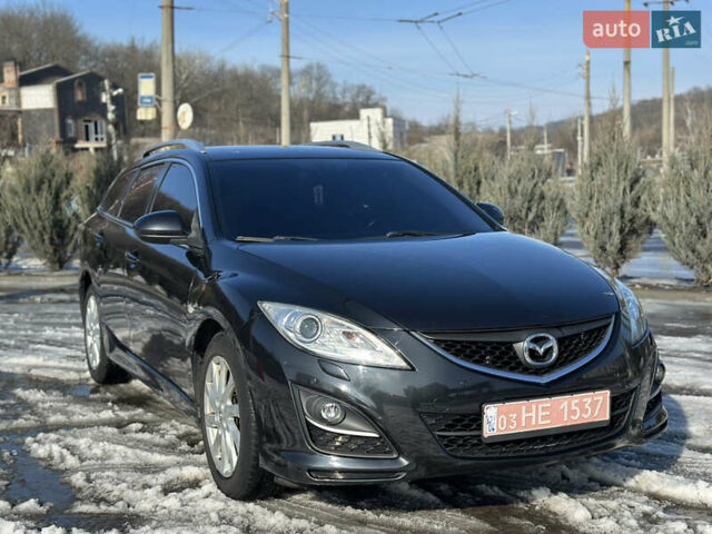Черный Мазда 6, объемом двигателя 2 л и пробегом 250 тыс. км за 8900 $, фото 1 на Automoto.ua