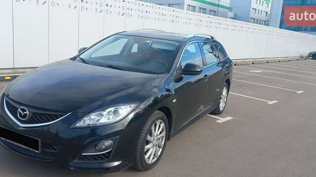 Черный Мазда 6, объемом двигателя 2.2 л и пробегом 241 тыс. км за 3800 $, фото 1 на Automoto.ua