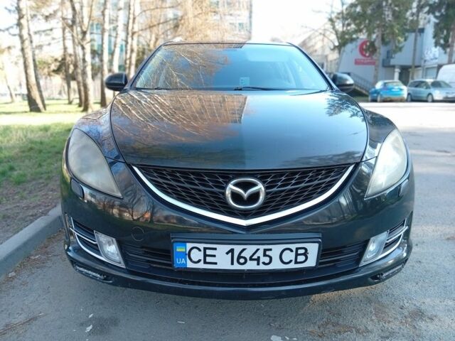 Черный Мазда 6, объемом двигателя 2 л и пробегом 300 тыс. км за 5100 $, фото 1 на Automoto.ua