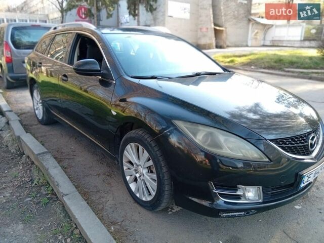Черный Мазда 6, объемом двигателя 2 л и пробегом 300 тыс. км за 4900 $, фото 1 на Automoto.ua