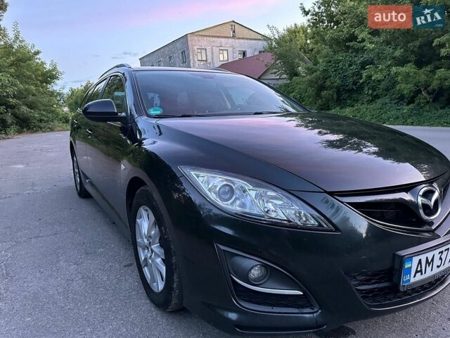 Черный Мазда 6, объемом двигателя 2.18 л и пробегом 342 тыс. км за 6700 $, фото 1 на Automoto.ua