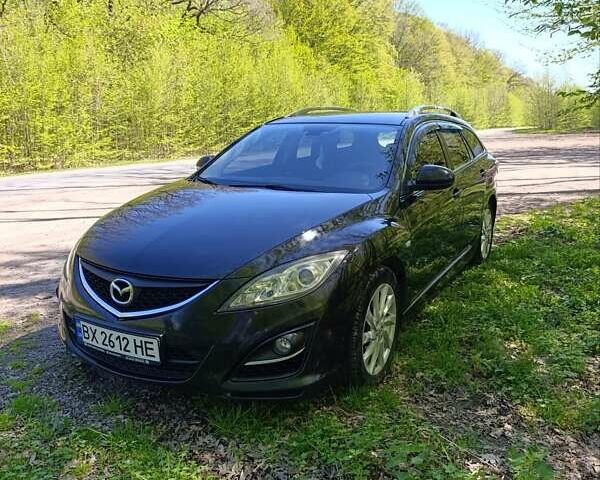 Черный Мазда 6, объемом двигателя 2.18 л и пробегом 282 тыс. км за 7600 $, фото 1 на Automoto.ua