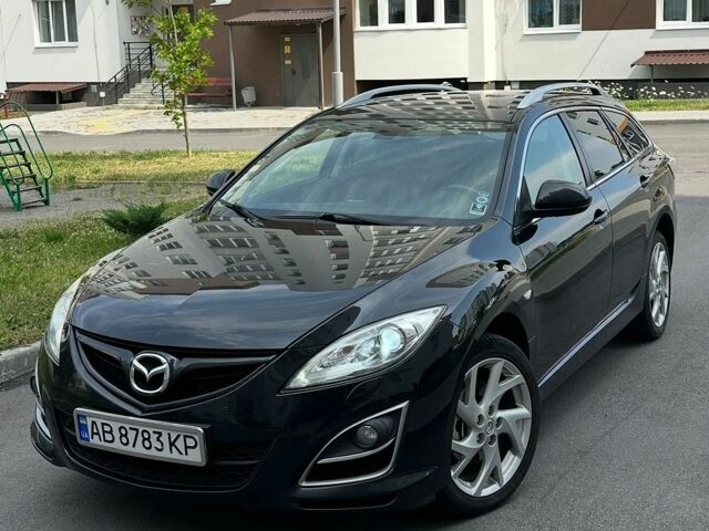 Черный Мазда 6, объемом двигателя 2.18 л и пробегом 269 тыс. км за 6950 $, фото 1 на Automoto.ua