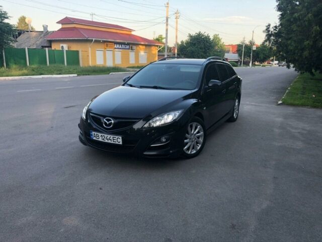 Черный Мазда 6, объемом двигателя 2.2 л и пробегом 257 тыс. км за 9000 $, фото 1 на Automoto.ua