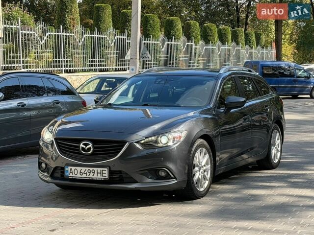 Чорний Мазда 6, об'ємом двигуна 2.2 л та пробігом 210 тис. км за 9000 $, фото 1 на Automoto.ua