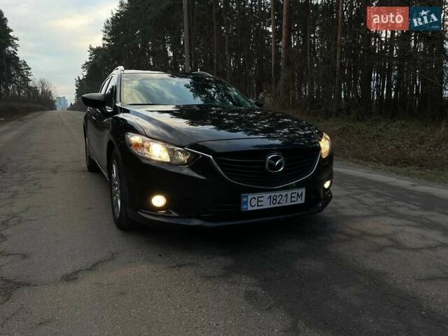 Черный Мазда 6, объемом двигателя 2.18 л и пробегом 195 тыс. км за 9500 $, фото 1 на Automoto.ua