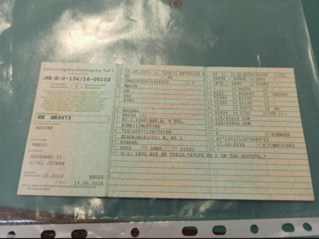 Чорний Мазда 6, об'ємом двигуна 2.2 л та пробігом 214 тис. км за 13000 $, фото 1 на Automoto.ua