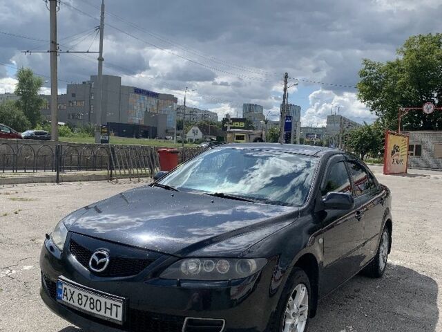Чорний Мазда 6, об'ємом двигуна 2 л та пробігом 201 тис. км за 7500 $, фото 1 на Automoto.ua