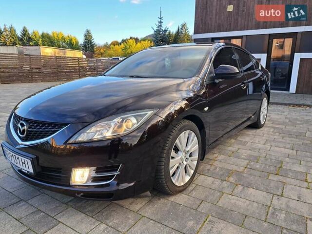Черный Мазда 6, объемом двигателя 2 л и пробегом 184 тыс. км за 6900 $, фото 1 на Automoto.ua