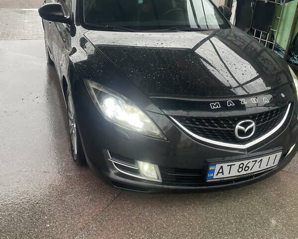 Черный Мазда 6, объемом двигателя 2 л и пробегом 274 тыс. км за 7200 $, фото 1 на Automoto.ua