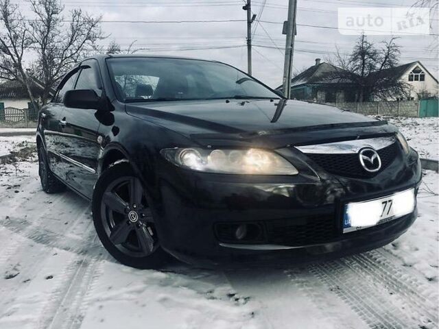 Чорний Мазда 6, об'ємом двигуна 2 л та пробігом 180 тис. км за 7250 $, фото 1 на Automoto.ua