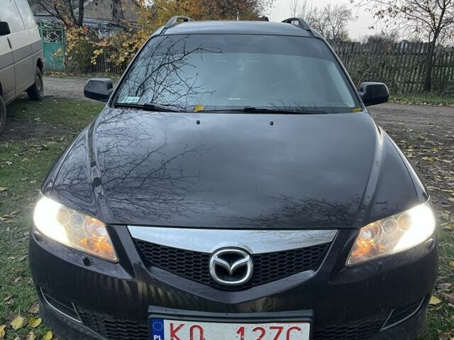 Фиолетовый Мазда 6, объемом двигателя 2 л и пробегом 228 тыс. км за 3650 $, фото 1 на Automoto.ua
