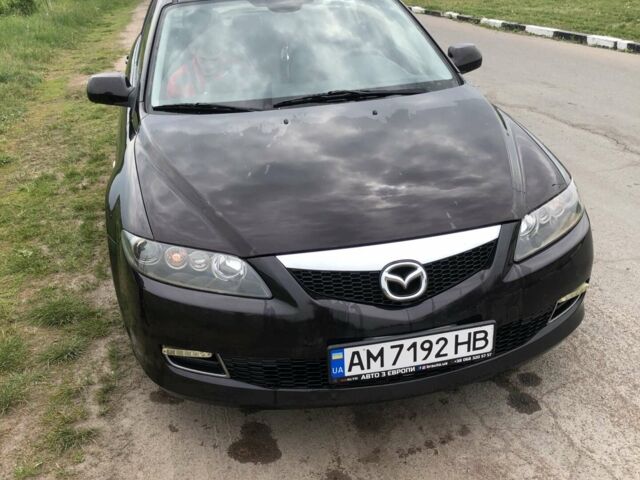 Фиолетовый Мазда 6, объемом двигателя 2 л и пробегом 230 тыс. км за 5900 $, фото 1 на Automoto.ua