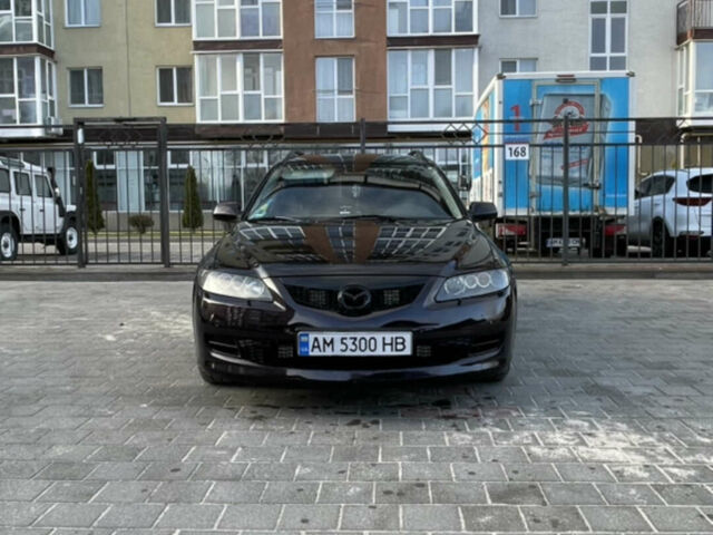Коричневый Мазда 6, объемом двигателя 2 л и пробегом 285 тыс. км за 6000 $, фото 1 на Automoto.ua
