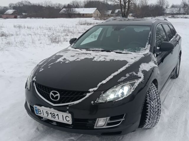 Коричневый Мазда 6, объемом двигателя 2 л и пробегом 356 тыс. км за 6600 $, фото 1 на Automoto.ua