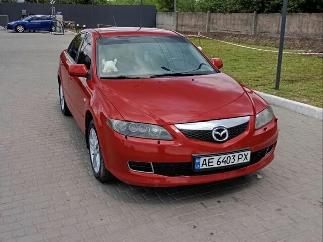 Красный Мазда 6, объемом двигателя 2 л и пробегом 320 тыс. км за 4500 $, фото 1 на Automoto.ua